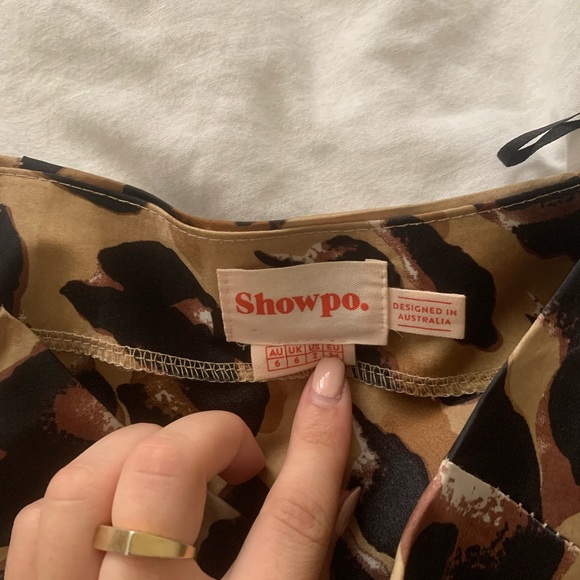 Leopard Midi Satin Effect Skirt - Picture 5 of 5